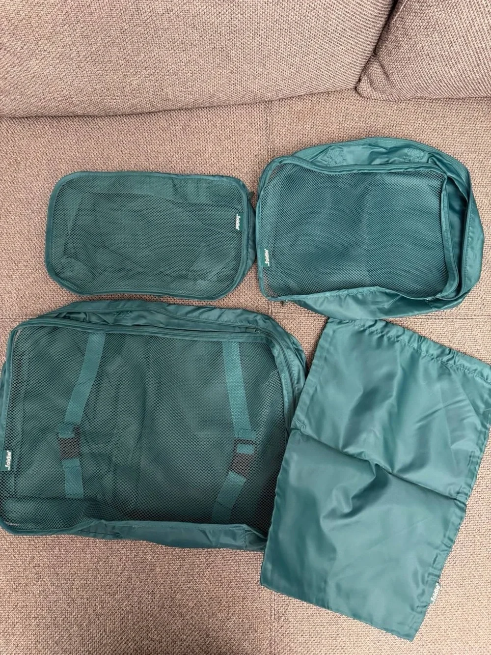 The Foldie® Backpack + Packing Cube Set (teal)